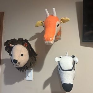 Nursery stuffed wall art